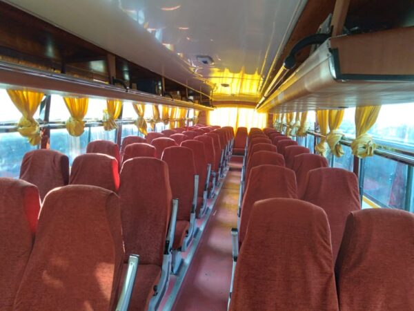 ASHOK LEYLAND 58 SEATER LUXURY BUS AC / NON AC PUSH BACK SEAT - Image 10